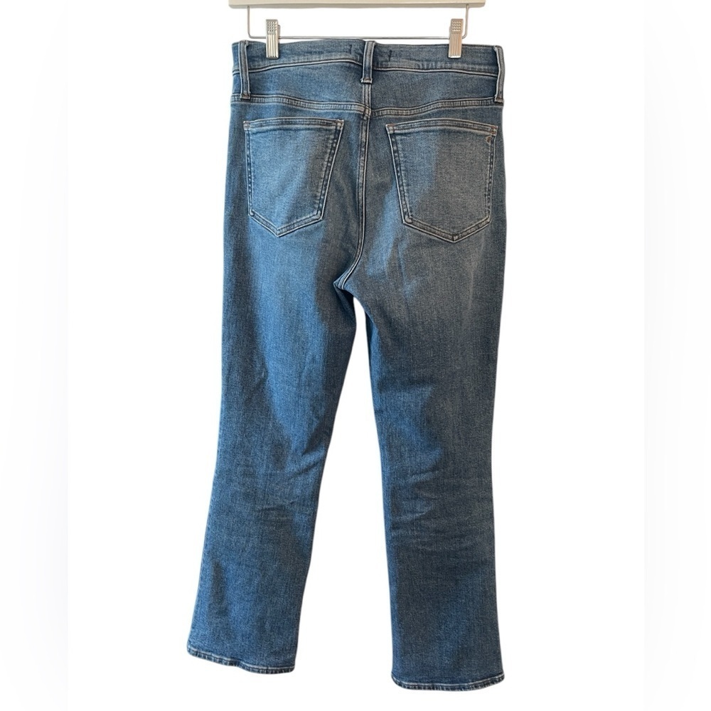 Madewell High Rise Kick Out Flare Jeans 28T Tall Stretch Denim - Picture 4 of 8